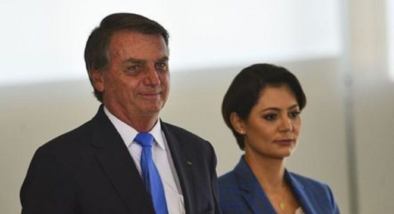 O ex-presidente Bolsonaro (PL) visita o município de Chapecó.