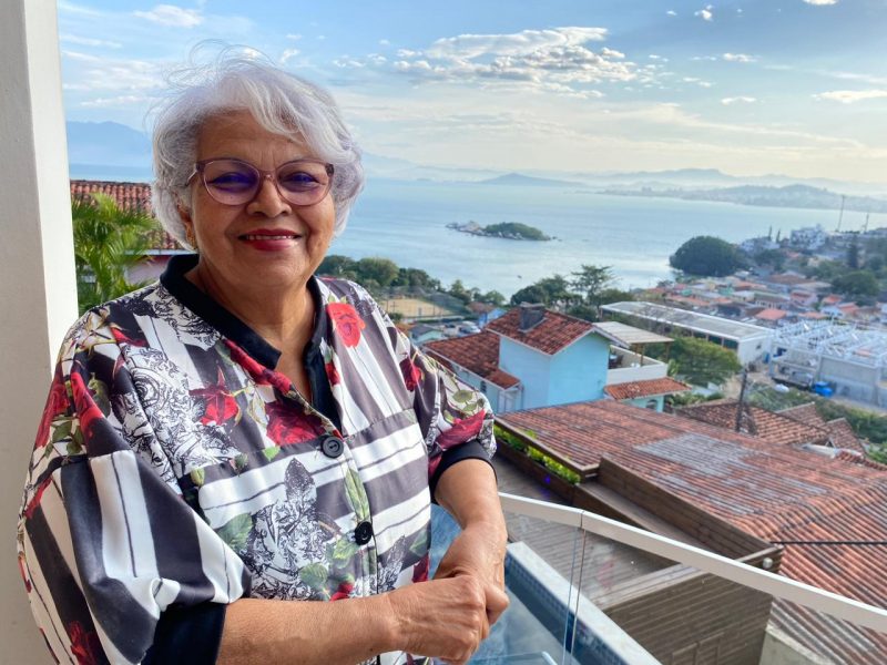Neli Goes foi uma das idealizadora que fundou a Associação das Mulheres Negras de Florianópolis na década de 1980 - Foto: Windson Prado/ND