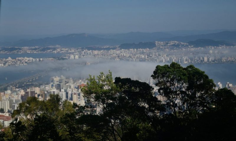 Névoa se formou na manhã desta sexta-feira