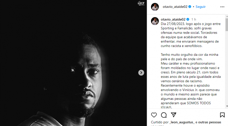 Zagueiro Otávio, ex-Flamengo, vira alvo de racismo em Portugal: "Escravo"