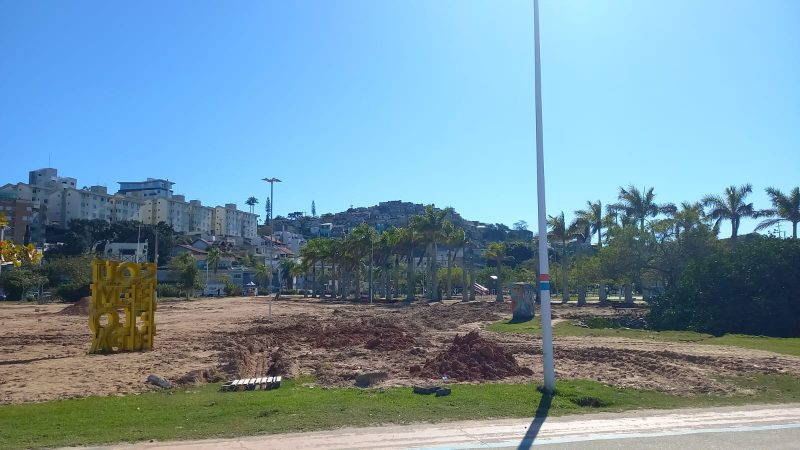 Parque de Coqueiros, na &aacute;rea continental de Florian&oacute;polis – Foto: Juliano Zanotelli/Divulga&ccedil;&atilde;o/ND