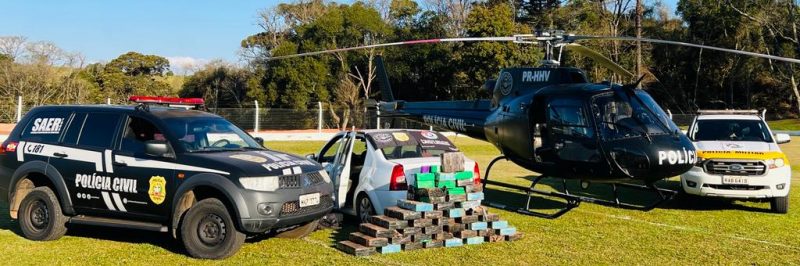 A Opera&ccedil;&atilde;o H&oacute;rus apreendeu mais de 300 kg de maconha em Bom Jesus. – Foto: Opera&ccedil;&atilde;o H&oacute;rus/Reprodu&ccedil;&atilde;o/ND