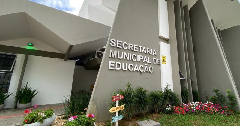 Fachada da Secretaria de Educação de Criciúma