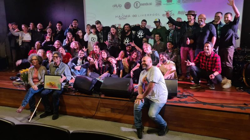 Aquele registro oficial da noite de abertura da Semana do Rock Catarinense – Foto: marcelo siqueira