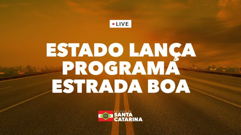 Ato de lan&ccedil;amento do Programa Estrada Boa ser&aacute; transmitido em live – Foto: Secom