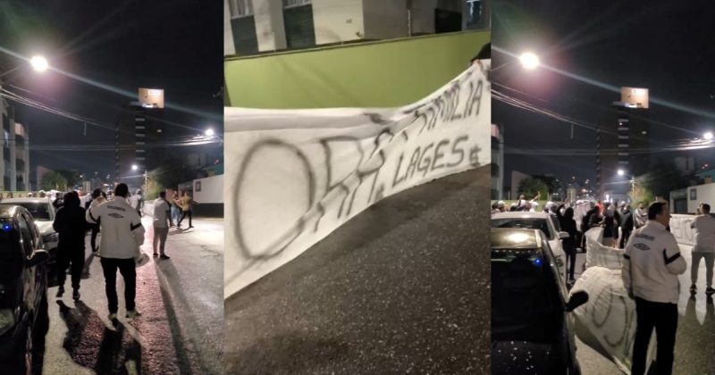 Diretoria do Figueirense é novamente alvo de protesto de torcedores