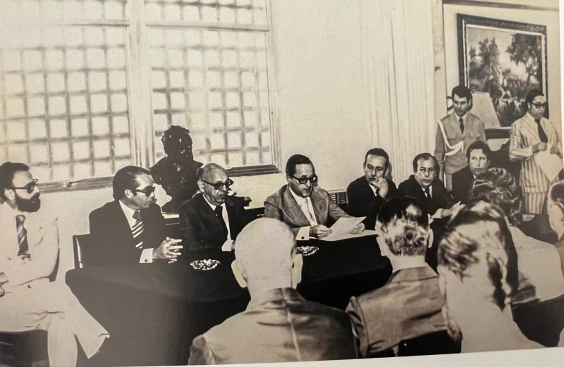 Foto hist&oacute;rica na obra de Andr&eacute; Arthur Dutra – Foto: Arquivo