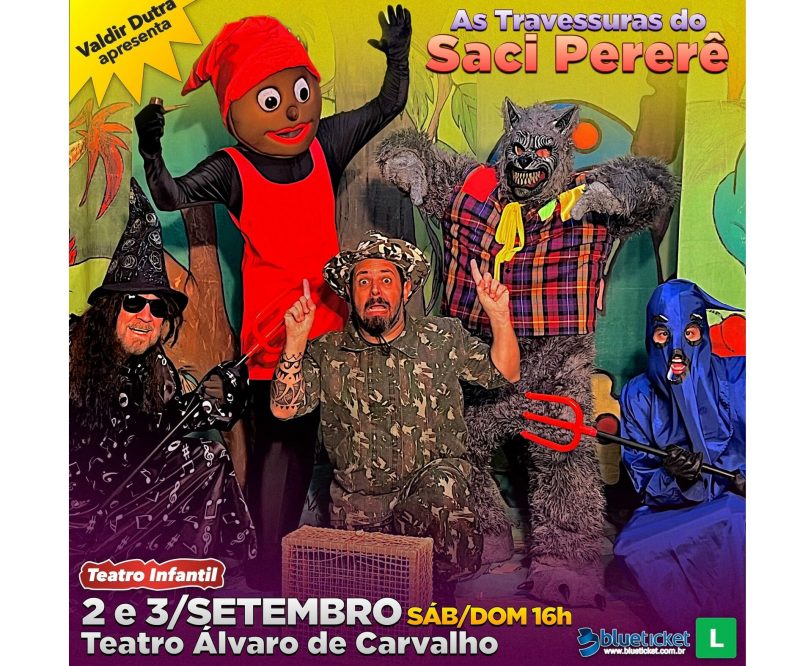 Pe&ccedil;a infantil “As travessuras do Saci-Perer&ecirc;” est&aacute; no Clube ND com 50% de desconto – Foto: Divulga&ccedil;&atilde;o