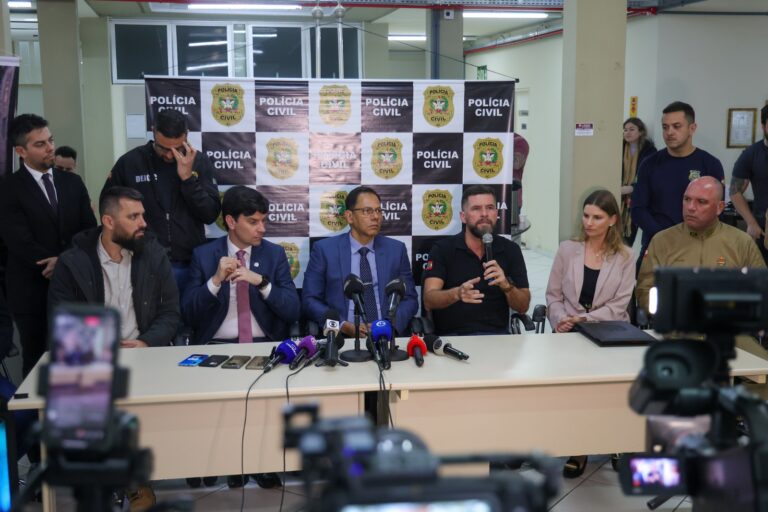 Uma nova coletiva deve ser realizada na tarde desta sexta-feira (15).&nbsp; – Foto: Divulga&ccedil;&atilde;o/ Pol&iacute;cia Civil/ND