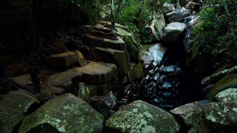 Cachoeira da Solid&atilde;o fica no Sul da Ilha de Santa Catarina – Foto: Reprodu&ccedil;&atilde;o NDTV RecordTV/ND