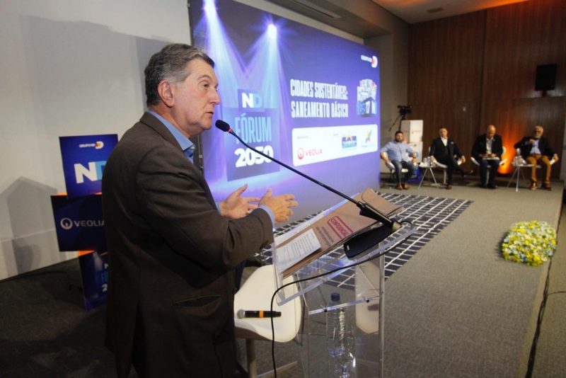 Prefeito Top&aacute;zio Neto (PSD) disse na quarta-feira (30) que &ldquo;Florian&oacute;polis tem pressa e n&atilde;o pode esperar mais&rdquo; pelas obras de saneamento b&aacute;sico – Foto: L&eacute;o Munhoz/ND