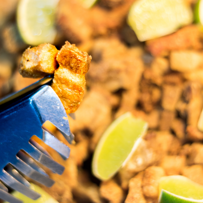 Torresmo na air fryer fica ‘fora da m&eacute;dia’, sequinho e crocante; aprenda a receita&nbsp; – Foto: Reprodu&ccedil;&atilde;o/ND