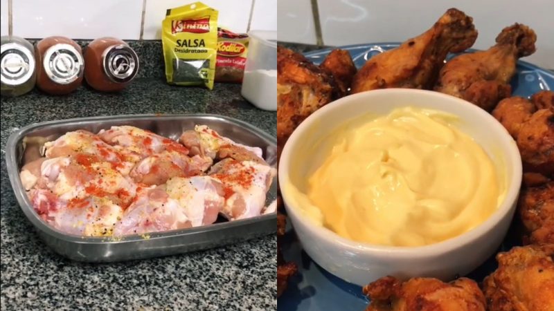 Frango crocante é destaque em receitas de air fryer