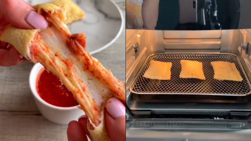 Receita de pastel rápido e prático na air fryer