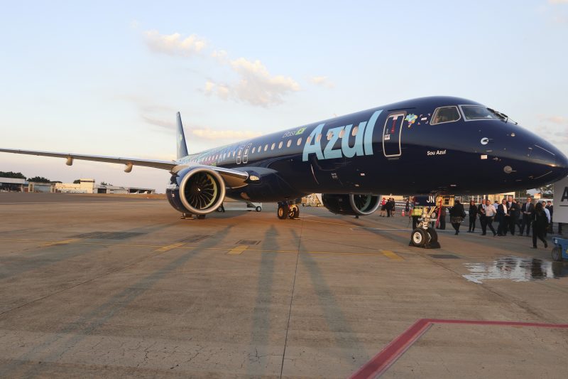 Imagem ilustrativa de avião da Azul