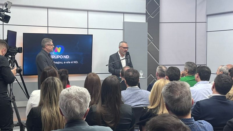 O diretor regional do Grupo ND na regi&atilde;o Oeste de Santa Catarina, Cristiano Mielczarski, refor&ccedil;ou que os objetivos s&atilde;o alcan&ccedil;ados gra&ccedil;as a uni&atilde;o da equipe. – Foto: Willian Ricardo/ND