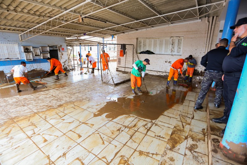 A Escola de Educa&ccedil;&atilde;o B&aacute;sica Padre Fernando, em Roca Sales, &eacute; uma das institui&ccedil;&otilde;es atendidas – Foto: Jonathan Silva/Ascom Susepe/ND