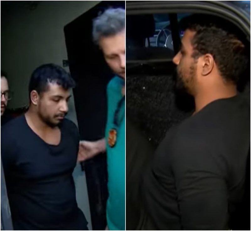 Guilherme Alc&acirc;ntara foi preso ap&oacute;s confessar crime – Foto: REPRODU&Ccedil;&Atilde;O/RECORD TV/ND