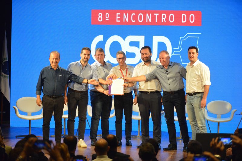 Alesc dever&aacute; votar, at&eacute; o fim deste m&ecirc;s, o protocolo para entrada de Santa Catarina no Cosud – Foto: Eduardo Valente/Secom/ND
