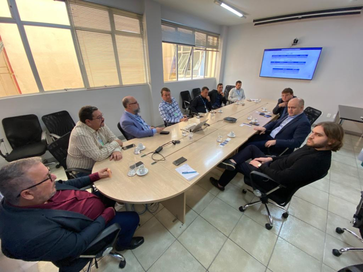 Comitiva da MMS Empreendimentos visitou a Superintend&ecirc;ncia do Porto de Itaja&iacute; – Foto: Reprodu&ccedil;&atilde;o/Porto de Itaja&iacute;