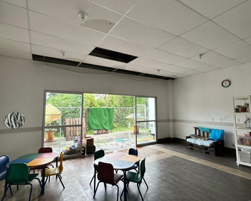 Creche de Blumenau tem aulas suspensas ap&oacute;s estragos causadas pela chuva – Foto: Divulga&ccedil;&atilde;o/Reprodu&ccedil;&atilde;o/ND