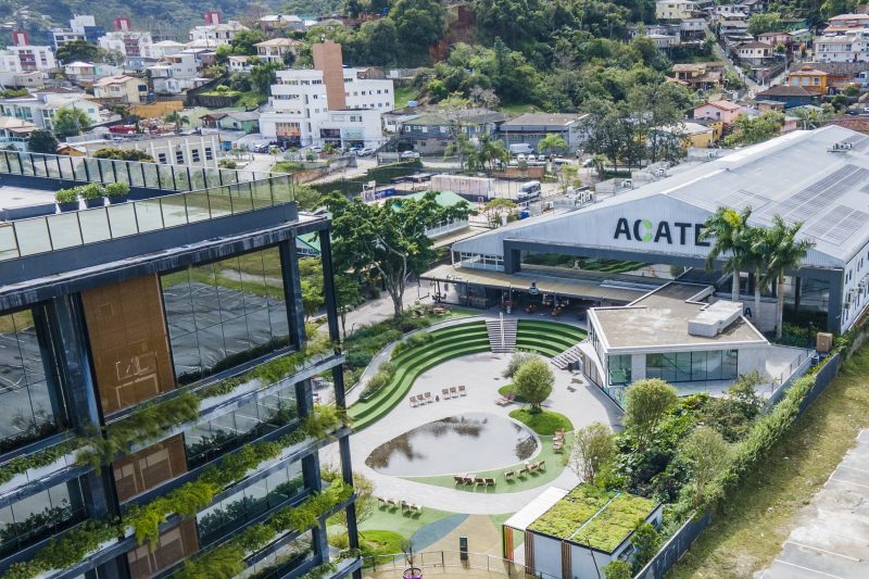 Sede da Acate no Passeio Primavera, em Florianópolis