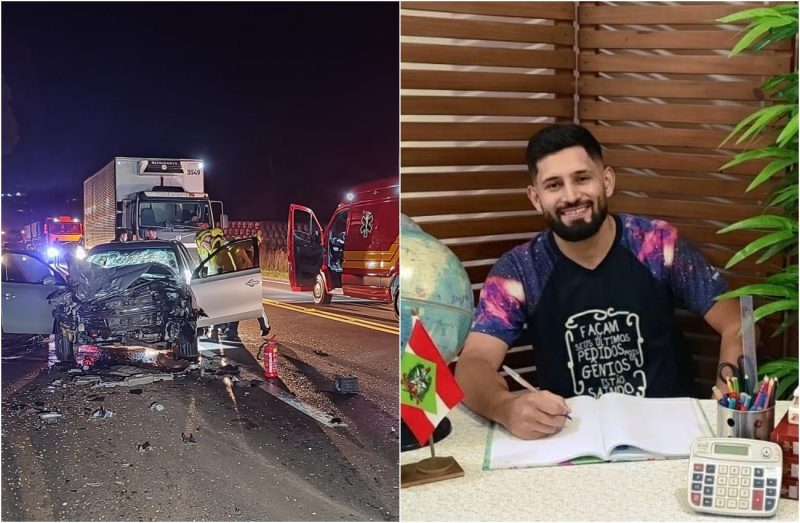 Professor de matemática Alisson Luiz Morais morreu em grave acidente