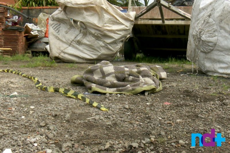 Local onde foi encontrado o corpo da v&iacute;tima – Foto: Bruno Weinrich/NDTV