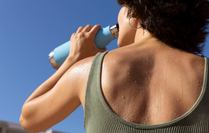 Increased sweating is one of the main symptoms of menopause.  Photo: Freepik/Reproduction/ND