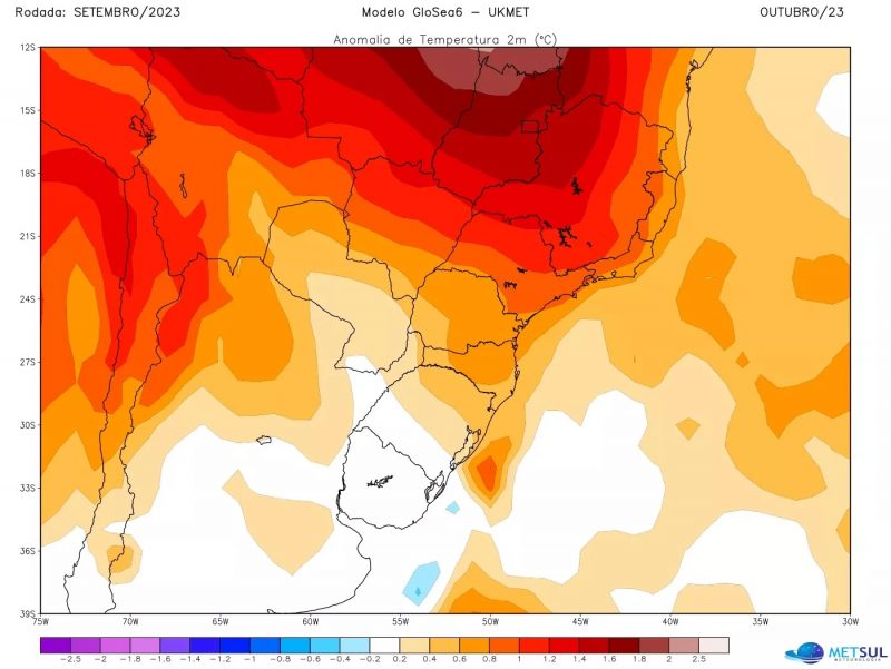 O mundo registrou uma temperatura média de 1,52ºC superior à do período 1850-1900. &#8211; Foto: NOAA/Reprodução/ND