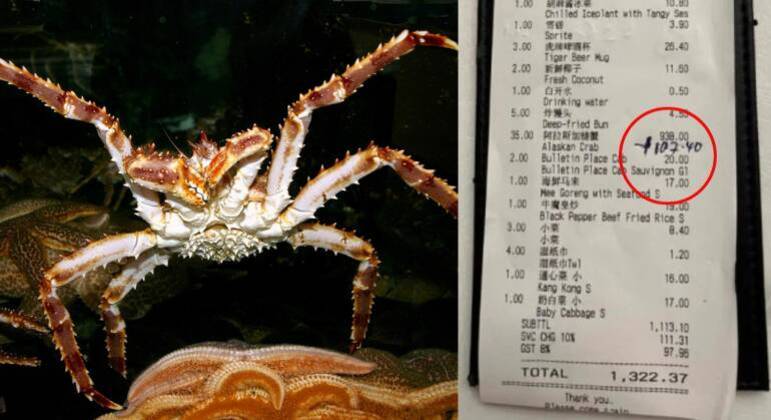 O valor da conta fez os turistas japoneses chamarem a polícia no restaurante