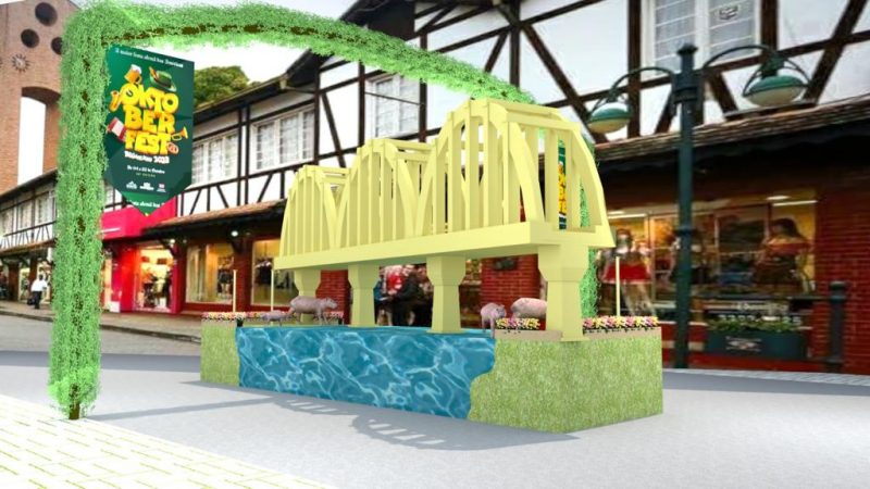 Carro Ponte dos Arcos – Foto: Prefeitura de Blumenau/Reprodu&ccedil;&atilde;o ND