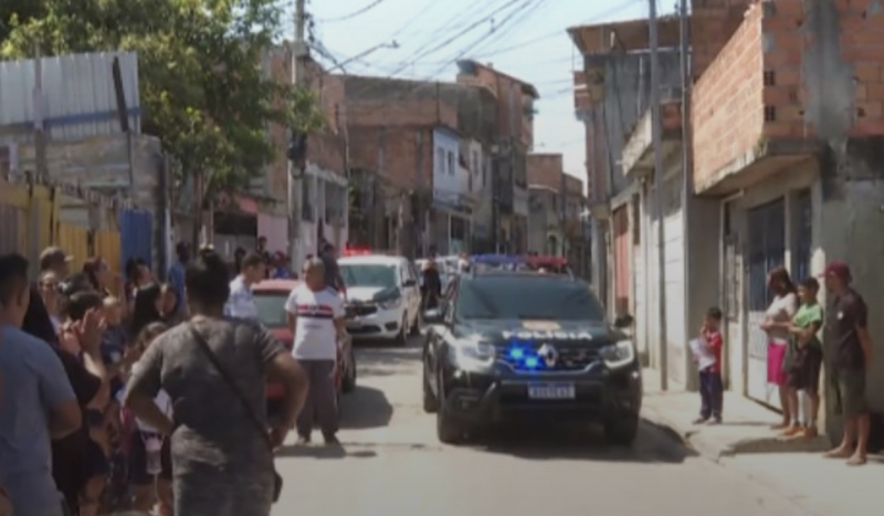 O homem apontado pelo menino conversou com a pol&iacute;cia, negou as acusa&ccedil;&otilde;es e afirmou que o adolescente estaria mentindo – Foto: Record TV/Reprodu&ccedil;&atilde;o/ND