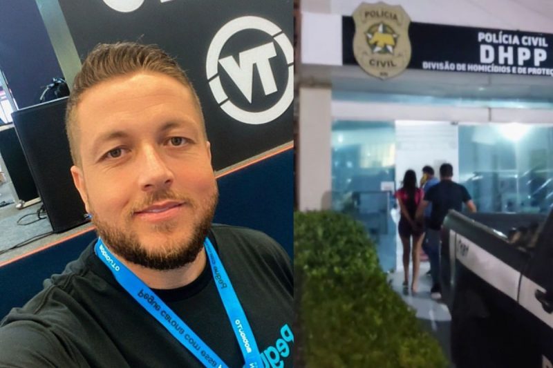 &Agrave; esquerda, Adiel, v&iacute;tima do crime. &Agrave; direita, mulher presa suspeita do crime de latroc&iacute;nio – Foto: Arquivo Pessoal e Pol&iacute;cia Civil RN/Divulga&ccedil;&atilde;o