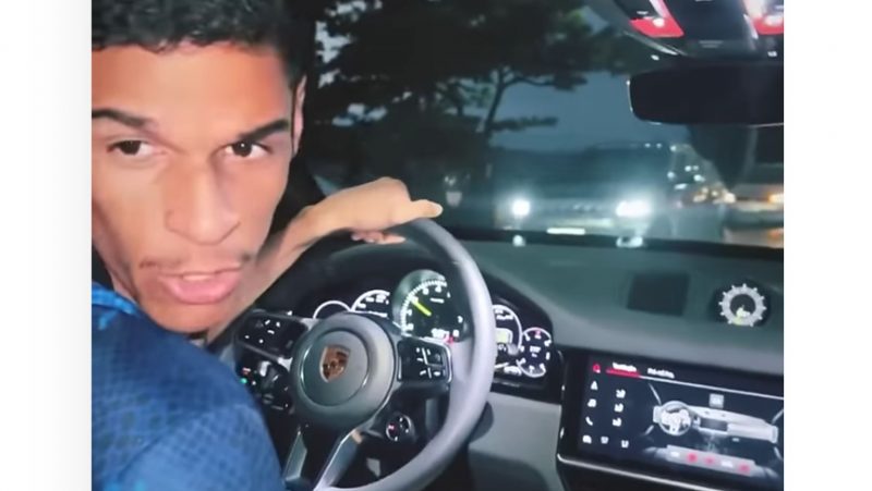 Luva de Pedreiro chega a olhar para trás ao dirigir, além de não ter habilitação