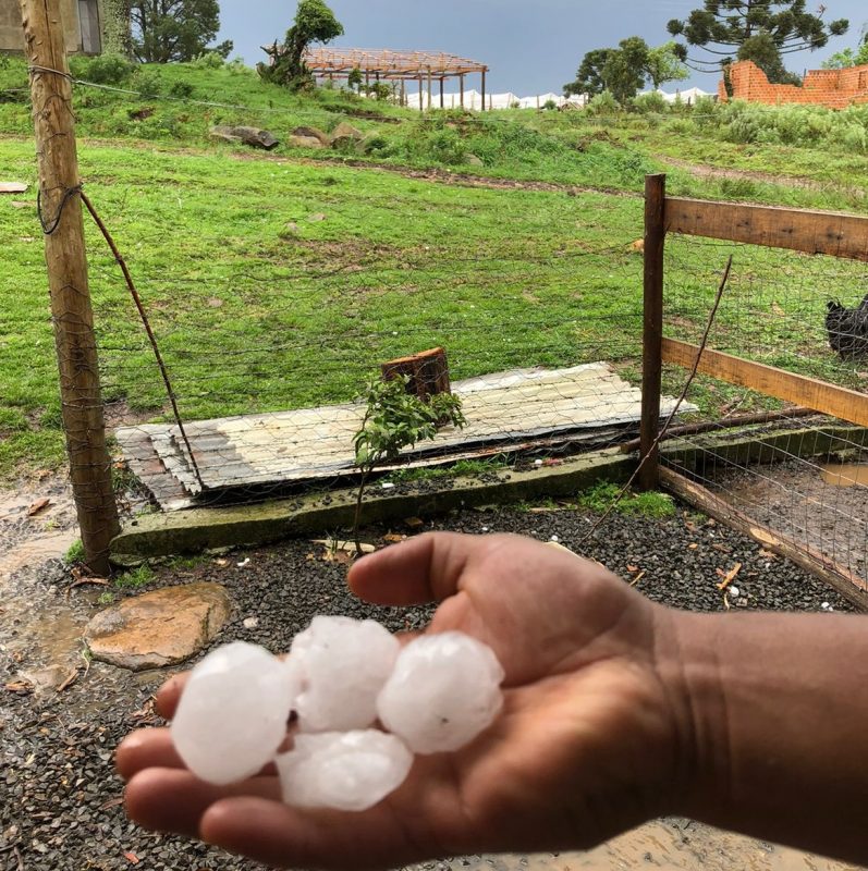 Granizo, temperaturas e El Niño 