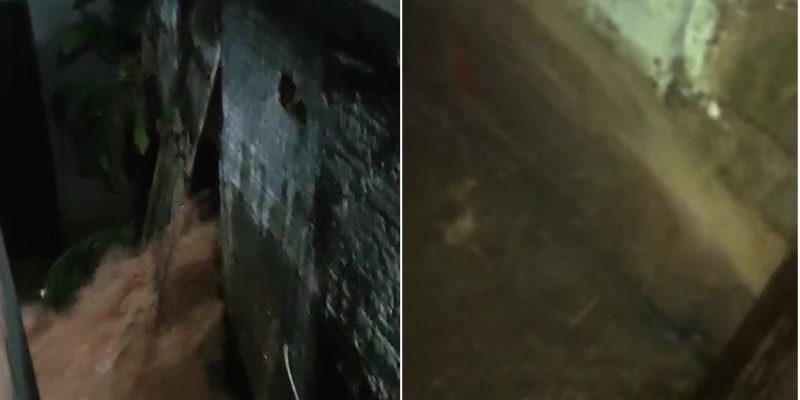 água invade residência no Monte Cristo