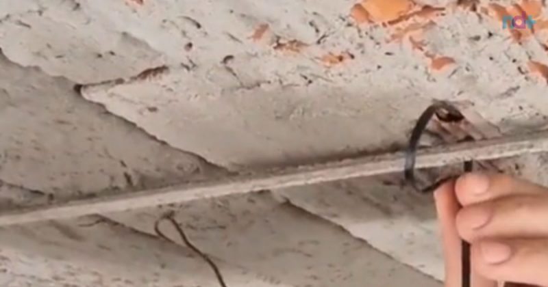 Pedreiro mostra como fazer rebocar laje milagrosamente