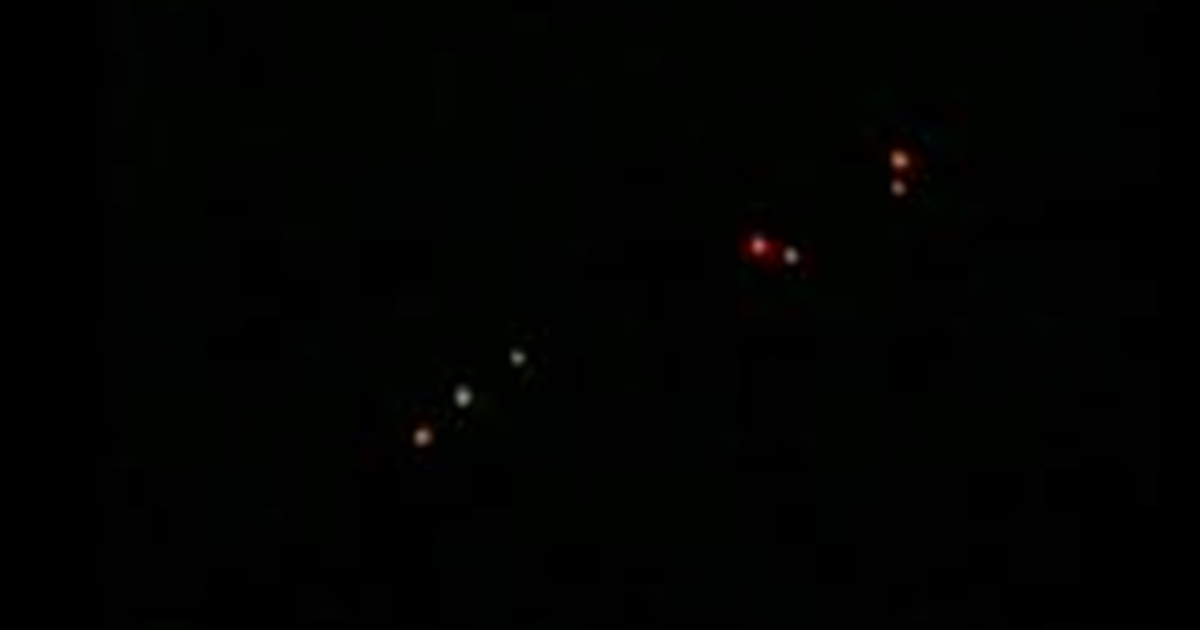 Glowing formations recorded by an eyewitness - GPUSC/Divulgação/ND