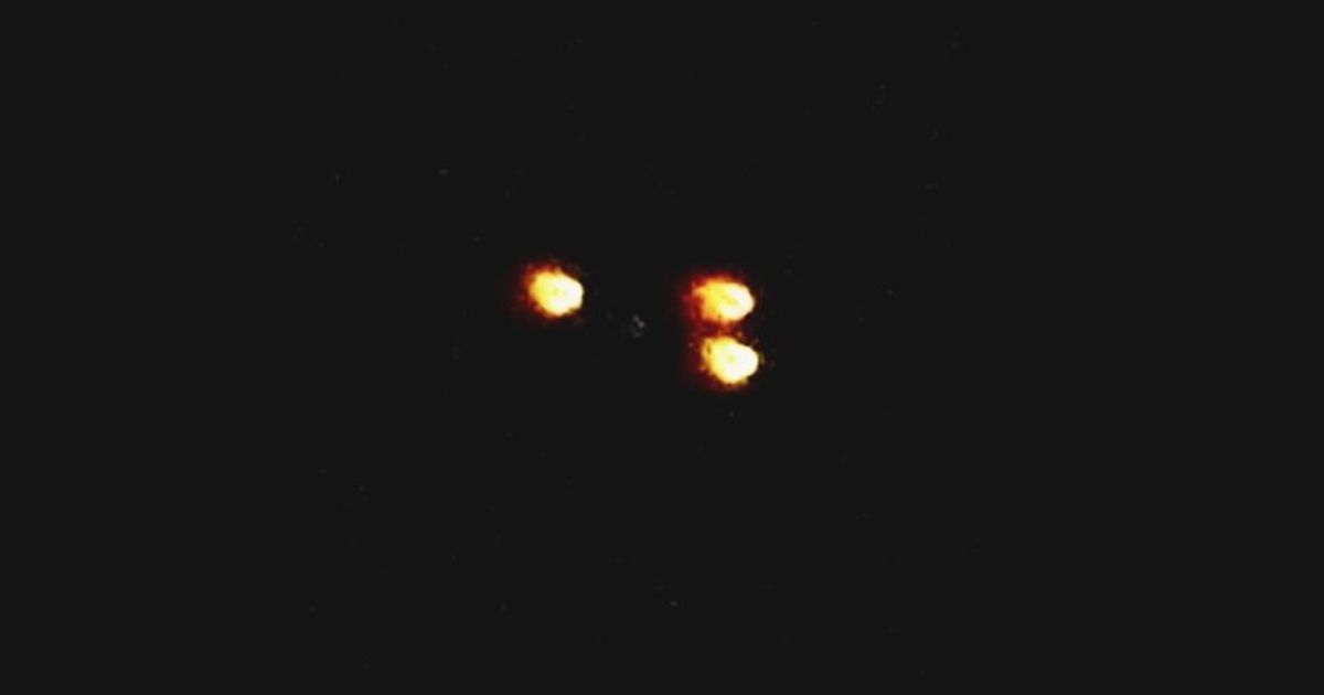 Three objects resembling fireballs were also recorded at the site - GPUSC/Divulgação/ND