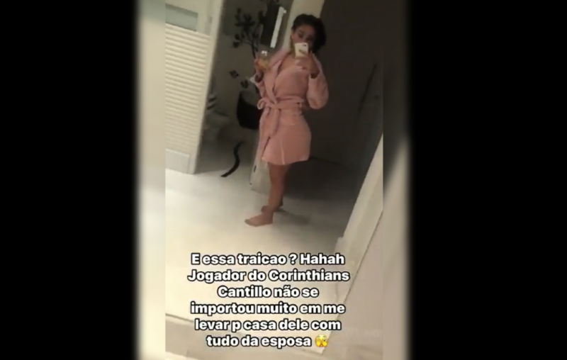 Dj publicou v&iacute;deo de roup&atilde;o dentro da casa do jogador do Corinthians – Foto: Reprodu&ccedil;&atilde;o/ND