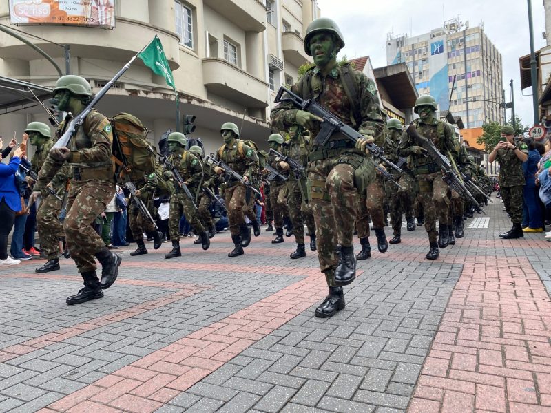 23º Batalhão de Infantaria do Exército Brasileiro também participa do desfile de 7 de setembro 