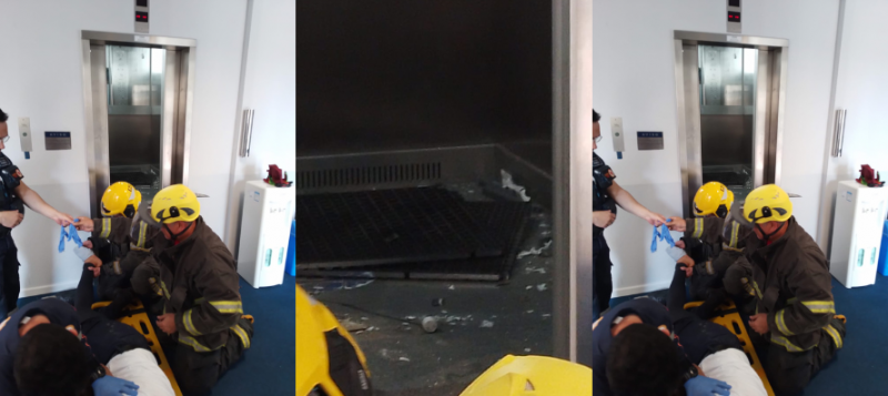 Queda de elevador em Florianópolis 