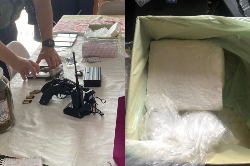 Armas e entorpecentes foram apreendidos durante a opera&ccedil;&atilde;o – Foto: Pol&iacute;cia Civil/Reprodu&ccedil;&atilde;o/ND