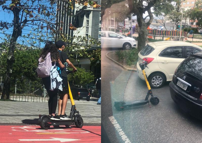 Moradora manifesta queixa contra o meio de transporte – Foto: Arquivo pessoal/ND