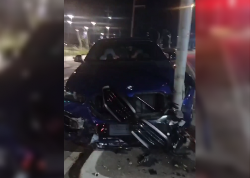 Motorista fugiu do local e levou as placas de identifica&ccedil;&atilde;o – Foto: GMF/Divulga&ccedil;&atilde;o/ND