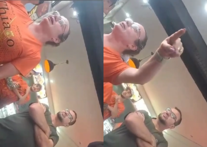 Mulher diz que o cliente havia reclamado do entregador momentos antes – Foto: @floripadiscover/Instagram/Reprodu&ccedil;&atilde;o/ND