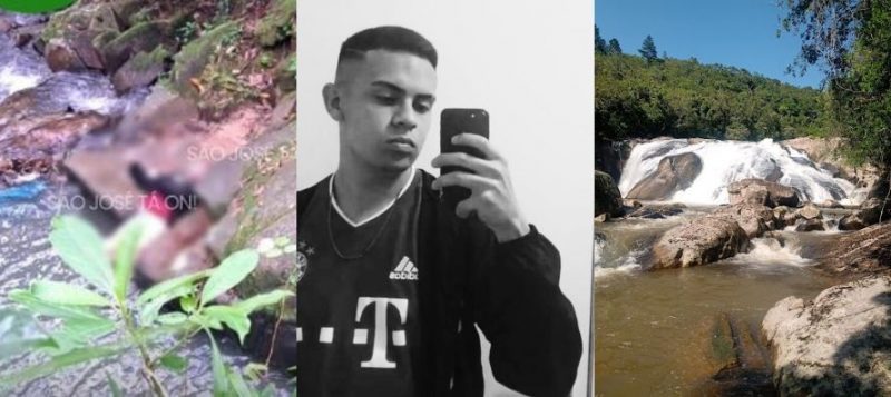 Gustavo foi achado morto em uma cachoeira de São José 