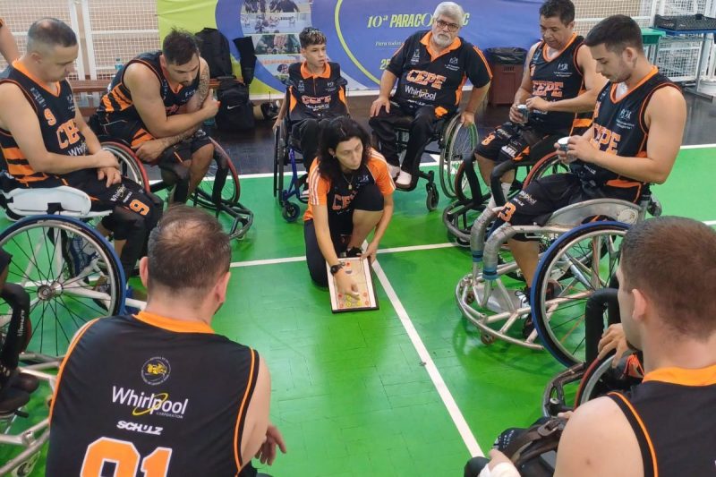 Cepe garantiu vaga na decisão do Campeonato Catarinense de Basquete em Cadeira de Rodas