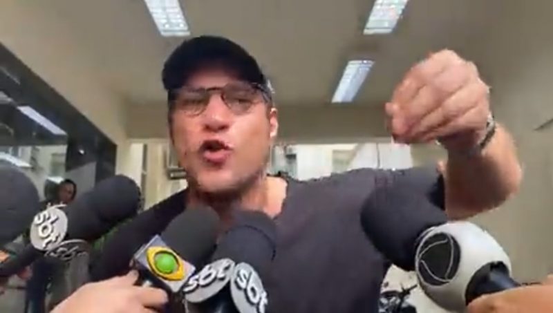 Diego Alemão é detido com posse ilegal de revólver